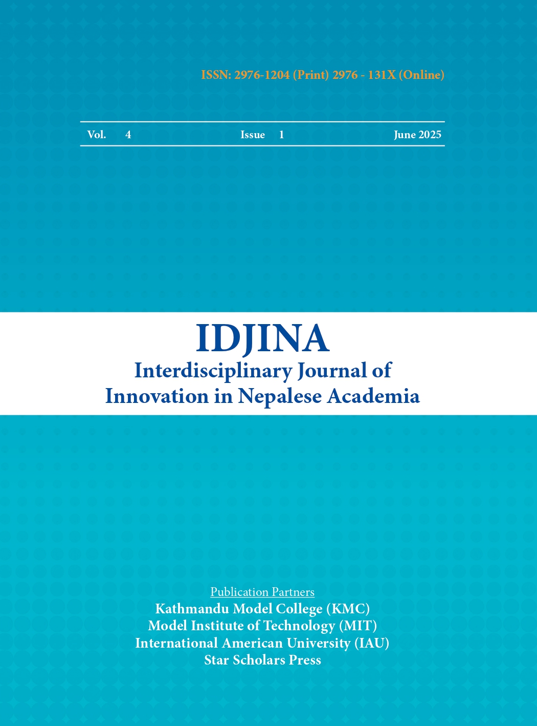 Interdisciplinary Journal of Innovation in Nepalese Academia cover